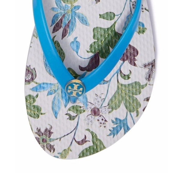 Tory Burch Shoes - Tory Burch Thin Flip-flop Blue Lark Wisteria